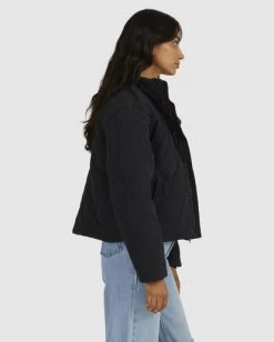 RVCA EEZEH QUILTED PUFFER -Rvca uvjjk00121 rvcaw rvb sd1