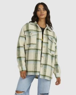 RVCA VALLEY PLAID SHACKET
