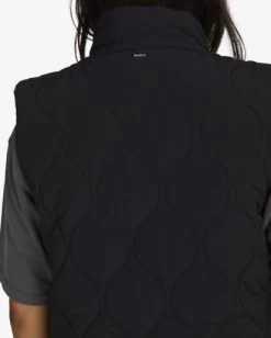 RVCA QUILTED PUFFER VEST -Rvca uvjjk00128 rvcaw rvb dtl1