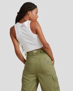 RVCA MEL G | FLUTTER TANK TOP -Rvca uvjkt00106 rvcaw wht bck1