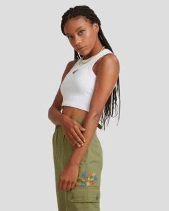 RVCA MEL G | FLUTTER TANK TOP -Rvca uvjkt00106 rvcaw wht sd1