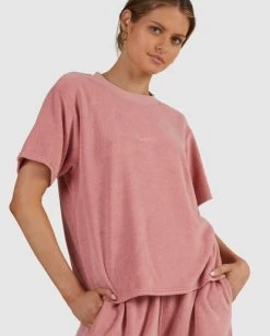 RVCA TERRY EASY T-SHIRT -Rvca uvjkt00121 rvcaw dsr dtl1