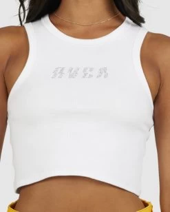 RVCA DAZZLE TANK -Rvca uvjkt00144 rvcaw wht dtl1