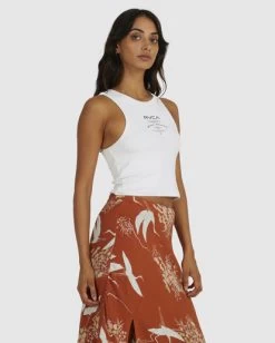 RVCA INSIDE TANK 8 RVCA INSIDE TANK -Rvca uvjkt00147 rvcaw wht sd1