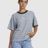 RVCA PATCHES STRIPE SHORT SLEEVE T-SHIRT