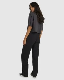 RVCA TEXTURED WEST COAST TROUSER -Rvca uvjnp00126 rvcaw blk bck1