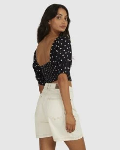 RVCA COCO SHORT -Rvca uvjns00105 rvcaw nat bck1