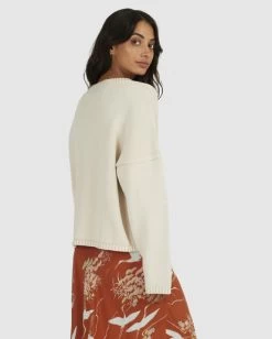 RVCA IVY SWEATER -Rvca uvjsw00110 rvcaw nat bck1