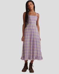 RVCA COTTAGE GARDEN MIDI DRESS