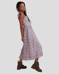 RVCA COTTAGE GARDEN MIDI DRESS -Rvca uvjwd00119 rvcaw pzf0 sd1