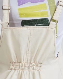 RVCA CLANCY DENIM ROMPER -Rvca uvjwd00120 rvcaw nat dtl1