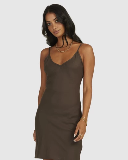 RVCA OFF DUTY BIAS MINI DRESS 2 RVCA OFF DUTY BIAS MINI DRESS - Image 2