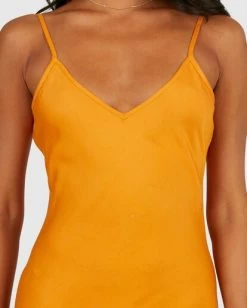 RVCA EVERYDAY BIAS MIDI DRESS -Rvca uvjwd00146 rvcaw rrd0 dtl1