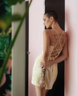 RVCA OVERGROWN MINI DRESS