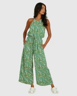 RVCA PETAL JUMPSUIT -Rvca uvjwd00149 rvcaw spm frt1