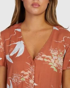 RVCA CRANES UNDERSTATED DRESS 9 RVCA CRANES UNDERSTATED DRESS -Rvca uvjwd00163 rvcaw cns0 dtl1