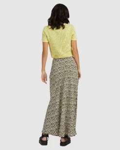 RVCA JUNE MAXI SKIRT -Rvca uvjwk00107 rvcaw rvb bck1