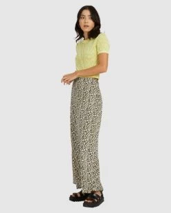 RVCA JUNE MAXI SKIRT -Rvca uvjwk00107 rvcaw rvb sd1