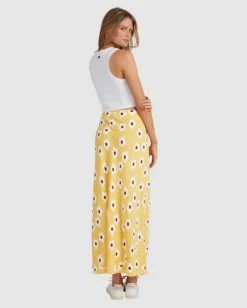 RVCA GOGO JUNE MAXI SKIRT -Rvca uvjwk00111 rvcaw ygg0 bck1