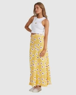 RVCA GOGO JUNE MAXI SKIRT -Rvca uvjwk00111 rvcaw ygg0 sd1