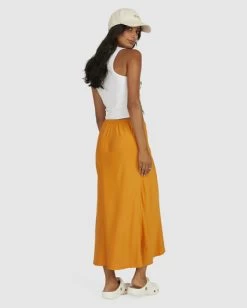 RVCA ANNIKA TIE SKIRT -Rvca uvjwk00115 rvcaw rrd0 bck1