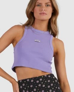 RVCA STARPOWER TANK -Rvca uvjwt00117 rvcaw pur dtl1