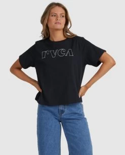 RVCA CURL KEYLINE GRAPHIC T-SHIRT