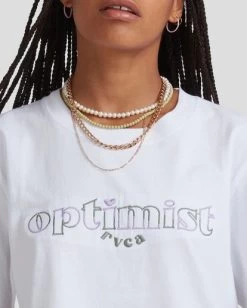 RVCA OPTIMIST EASY T-SHIRT -Rvca uvjzt00111 rvcaw wht dtl1