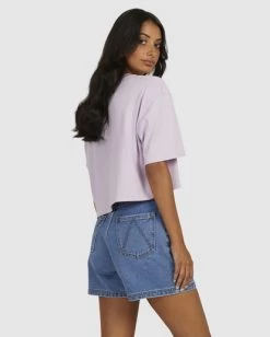 RVCA HAPPY DAISY HALF RUMMAGE -Rvca uvjzt00147 rvcaw lav bck1