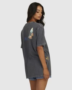 RVCA INDUSTRY RUMMAGE T-SHIRT -Rvca uvjzt00155 rvcaw aqk bck1