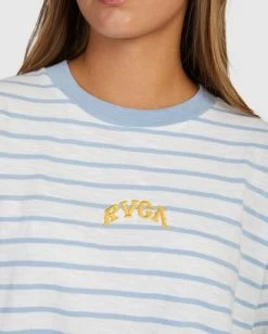 RVCA STRIPES HALF RUMMAGE -Rvca uvjzt00159 rvcaw wht dtl1