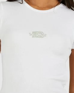 RVCA STREET BABY T-SHIRT -Rvca uvjzt00160 rvcaw wht dtl1