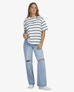 RVCA STREET ANYDAY T-SHIRT -Rvca uvjzt00162 rvcaw wht frt9