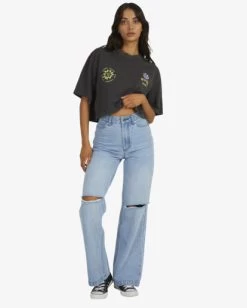 RVCA CHAOS HALF RUMMAGE T-SHIRT -Rvca uvjzt00163 rvcaw ptk frt9