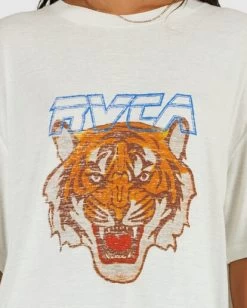 RVCA JUNGLE CAT RUMMAGE T-SHIRT -Rvca uvjzt00167 rvcaw wza0 dtl1