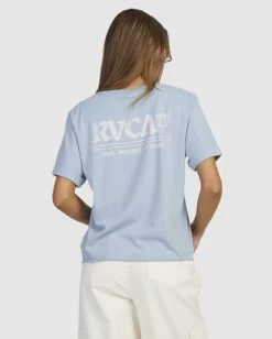 RVCA RADIO PALMS CUFFED T-SHIRT -Rvca uvjzt00175 rvcaw dsb bck1