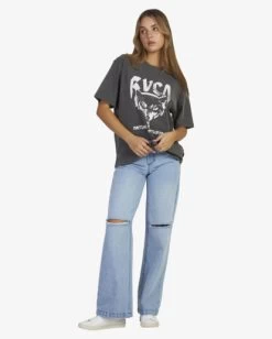 RVCA WOLFIE ANYDAY T-SHIRT 9 RVCA WOLFIE ANYDAY T-SHIRT -Rvca uvjzt00179 rvcaw ptk frt9