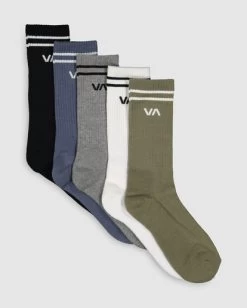 RVCA UNION SOCK 5 PACK