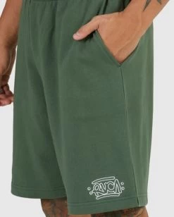 RVCA STREETS SWEATSHORT -Rvca uvyfb00108 rvcaw gpl0 dtl1