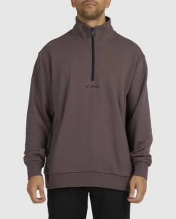 RVCA MINI FLIPPED HALF ZIP