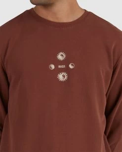 RVCA BALANCE ACT CREW -Rvca uvyft00164 rvcaw crv0 dtl1