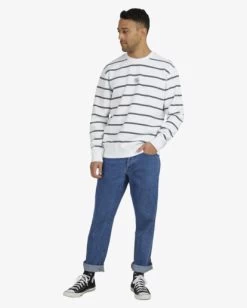 RVCA STREETS CREW -Rvca uvyft00173 rvcaw wht frt9