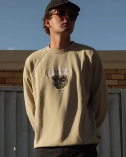 RVCA HOOPS RAGLAN CREW