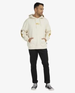 RVCA LOST PARADISE HOODIE -Rvca uvyft00178 rvcaw nat frt9
