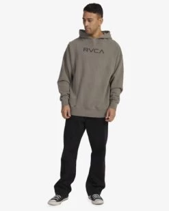 BIG RVCA WASHED HOODIE 9 BIG RVCA WASHED HOODIE -Rvca uvyft00241 rvcaw msh frt9