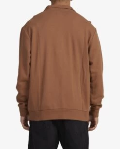 RVCA CORP HALF ZIP CREW -Rvca uvyft00243 rvcaw cpe0 bck3