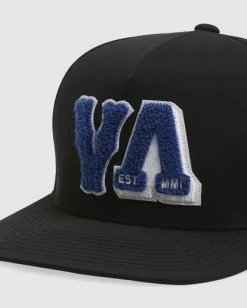 RVCA VICTOR ALPHA SNAPBACK -Rvca uvyha00178 rvcap blk dtl1