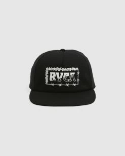 RVCA PRETTY SHARP SNAPBACK -Rvca uvyha00179 rvcap blk frt1