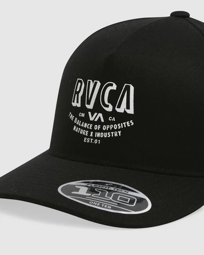 RVCA HUSTLE PINCHED SNAPBACK 4 RVCA HUSTLE PINCHED SNAPBACK - Image 4