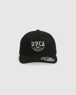 RVCA HUSTLE PINCHED SNAPBACK 6 RVCA HUSTLE PINCHED SNAPBACK -Rvca uvyha00184 rvcap blk frt1